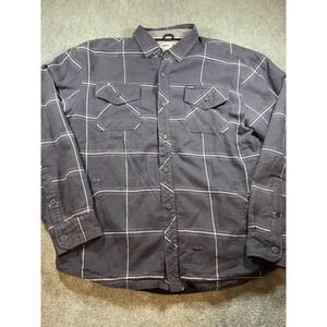 Jetty flannel button-down Shirt Jacket XL